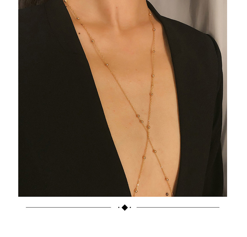 Fashion White K 8-word Copper Bead Chain Body Chain,Body Piercing Jewelry