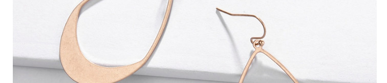 Fashion Silver Copper Wire Fan-shaped Hollow Drop Ear Studs,Drop Earrings