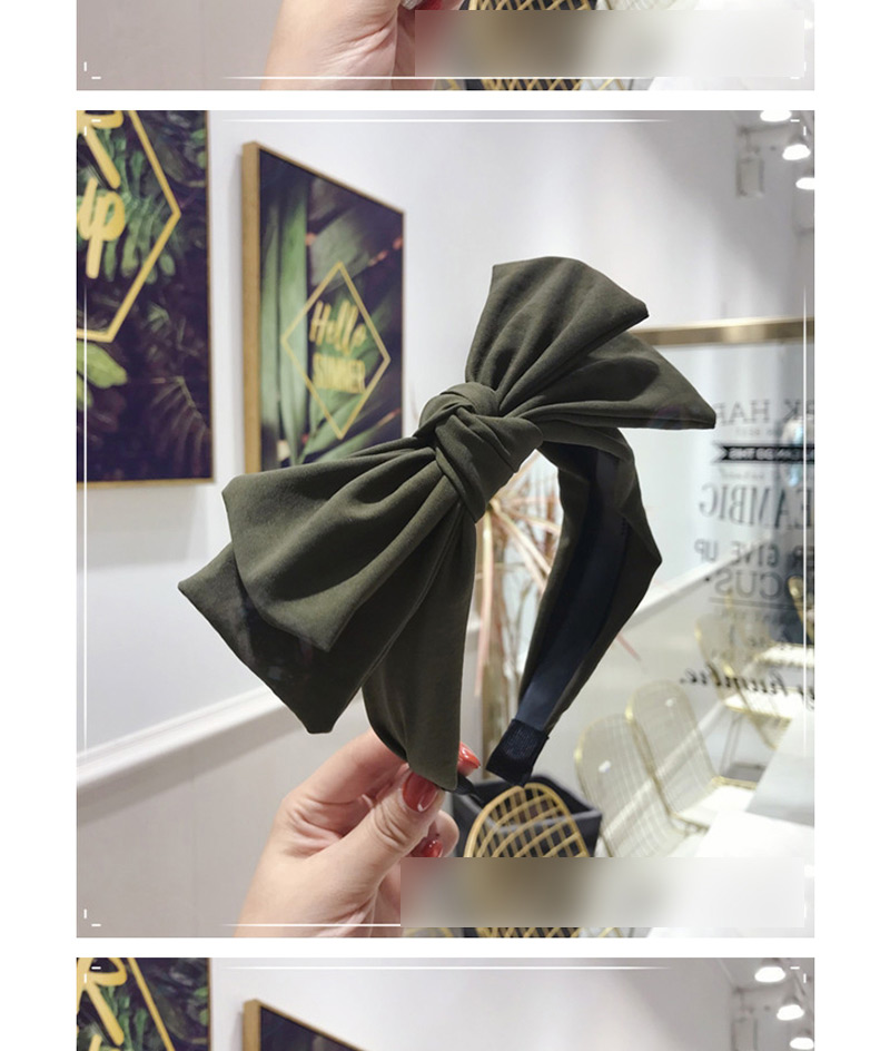 Fashion Black Double-layer Large Bow Wide-brimmed Headband,Head Band