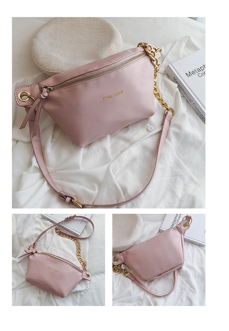 Fashion Pink Letter Chain Shoulder Messenger Bag,Shoulder bags