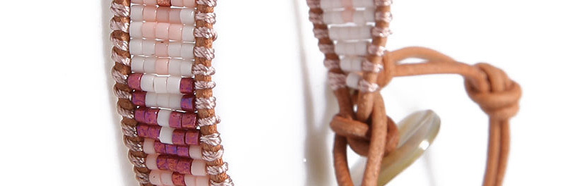Fashion Color Rice Beads Woven Bracelet,Beaded Bracelet