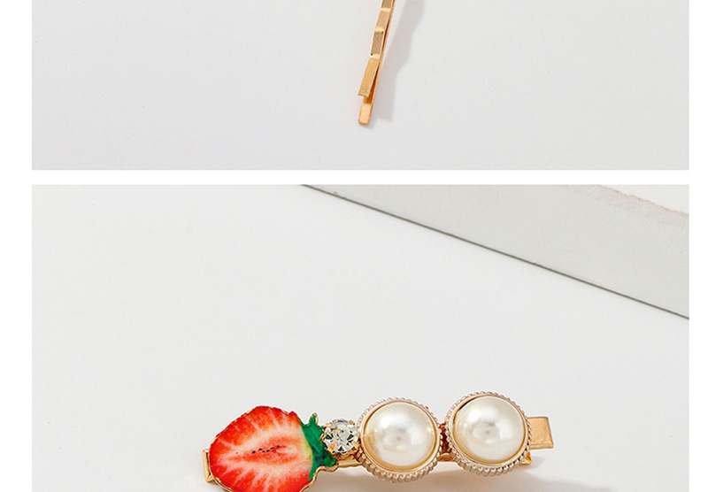 Fashion Strawberry Fruit Hair Clip Combination,Hairpins