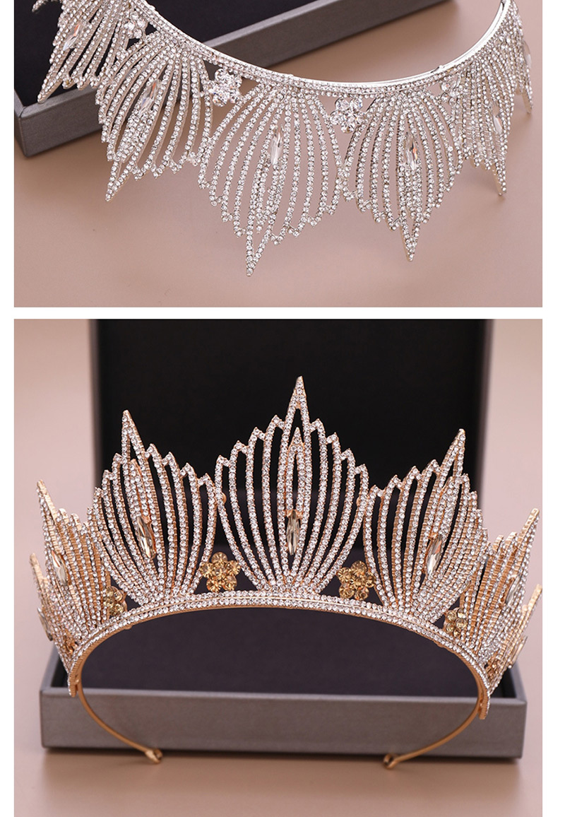 Fashion Silver Crystal Crown,Head Band