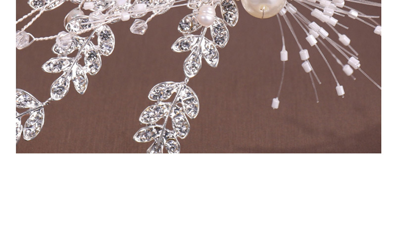 Fashion White Crystal Hair Clip,Bridal Headwear