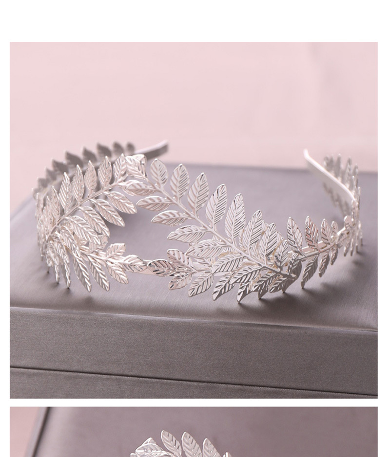 Fashion Silver Leaf Crown Headband,Head Band