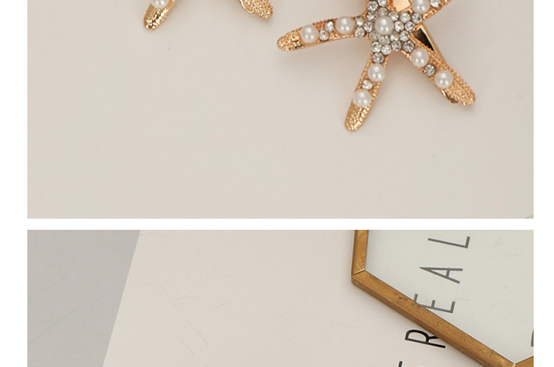 Fashion Gold Starfish Hairpin Hairpin,Hairpins