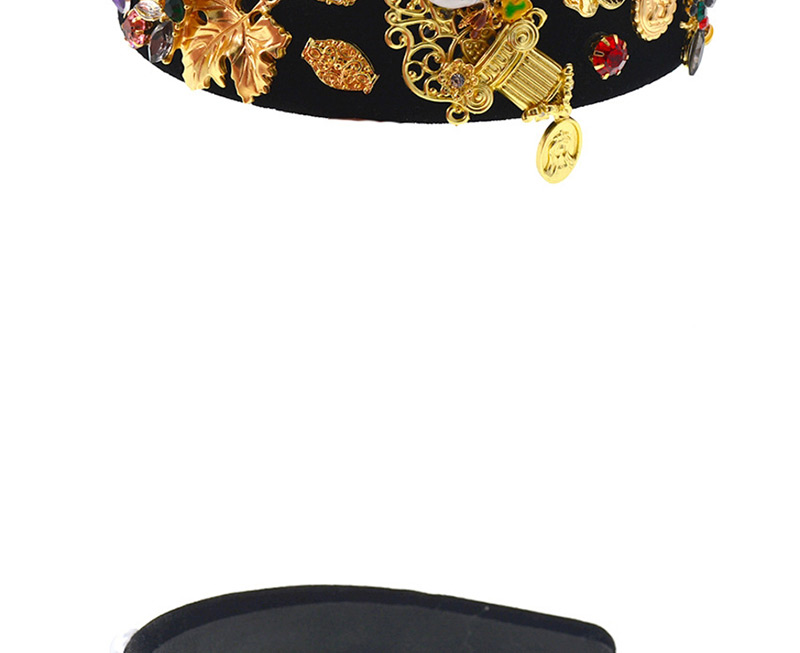 Fashion Black Sapphire Crown Bird Headband,Head Band