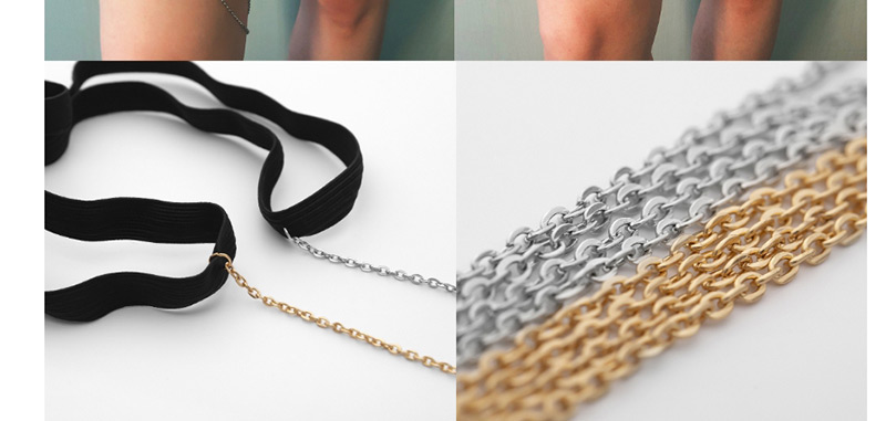 Fashion Golden Three-tier Tassel Chain Thigh Chain,Body Piercing Jewelry