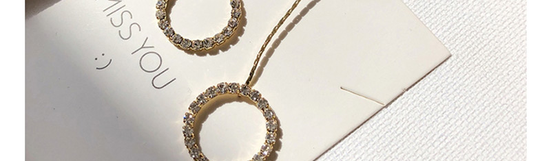 Fashion Silver Diamond Circle Tassel Earrings,Drop Earrings