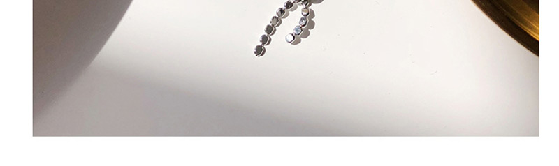 Fashion Silver Knotted Cross Chain Pearl Stud Earrings,Drop Earrings