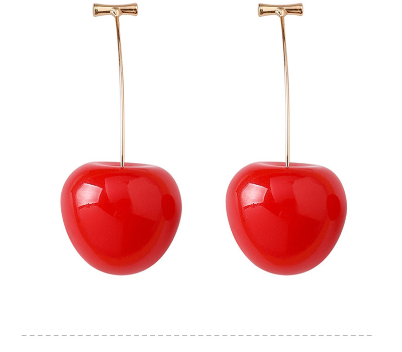 Fashion Red Wine Cherry Earrings,Drop Earrings