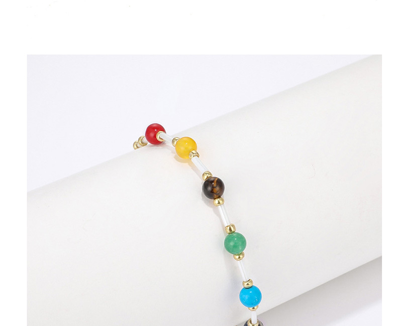 Fashion Color Woven Rice Beads Bead Bracelet Anklet,Beaded Bracelet