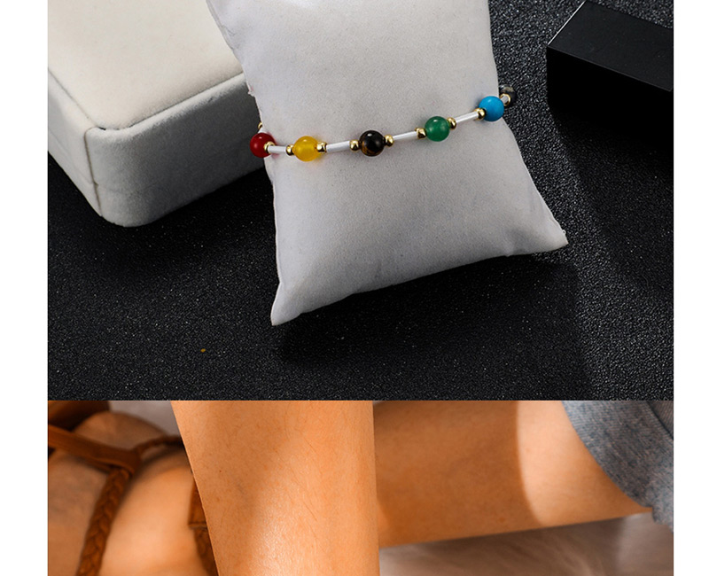 Fashion Color Woven Rice Beads Bead Bracelet Anklet,Beaded Bracelet