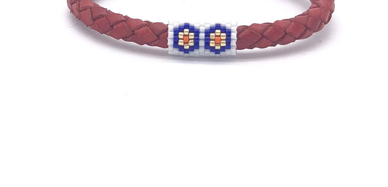 Fashion Color Beizhu Stainless Steel Leather Braided Bracelet,Bracelets