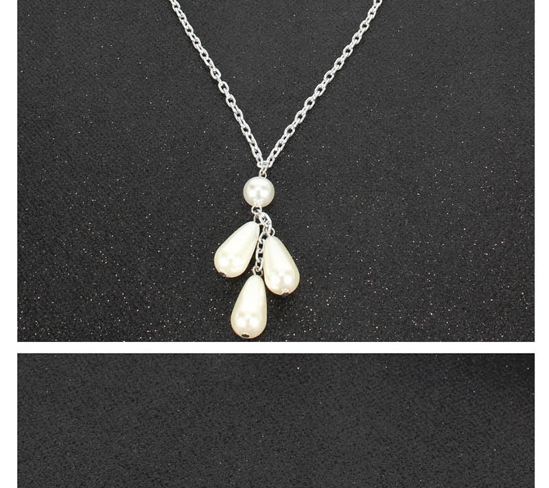 Fashion White K Pearl Drop Necklace,Pendants