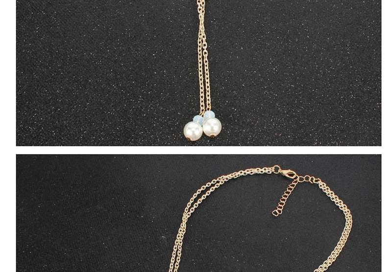 Fashion Gold Circle Alloy Necklace,Multi Strand Necklaces