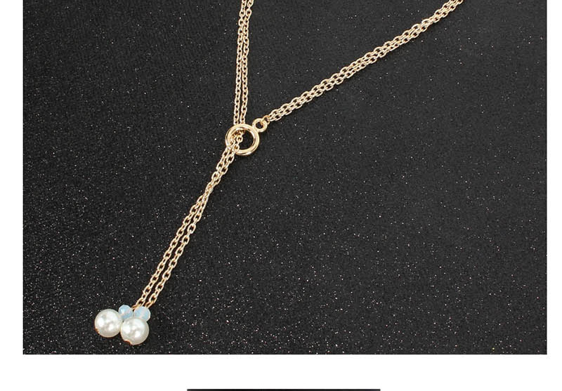 Fashion Gold Circle Alloy Necklace,Multi Strand Necklaces