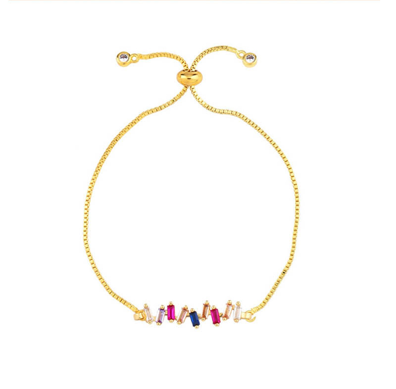 Fashion Gold Pulling Inlaid Zircon Bracelet,Bracelets