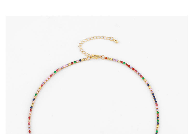 Fashion Color Zircon Necklace,Necklaces