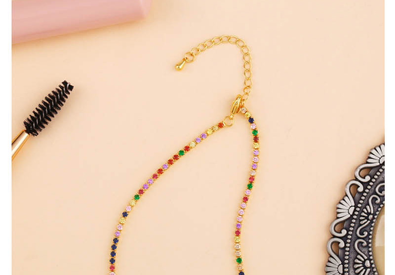 Fashion Color Zircon Necklace,Necklaces