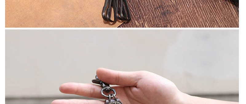 Fashion Bronze Horse To Success Metal Leather Keychain,Fashion Keychain