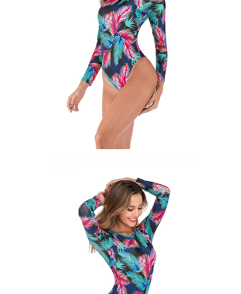 Fashion Color Open Back One-piece Swimsuit,One Pieces