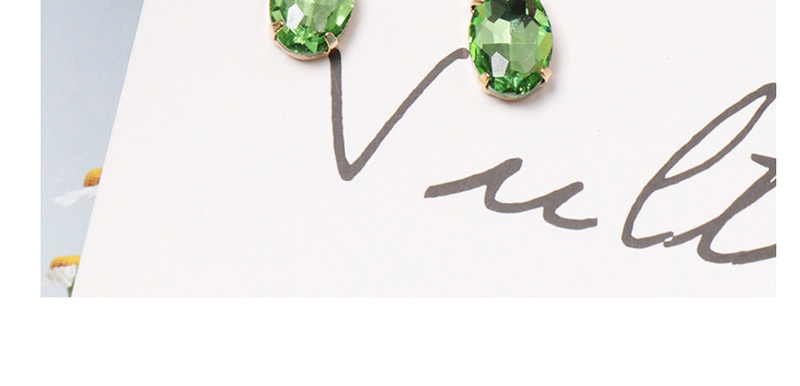 Fashion Color Diamond-shaped Geometric Drop Earrings,Drop Earrings