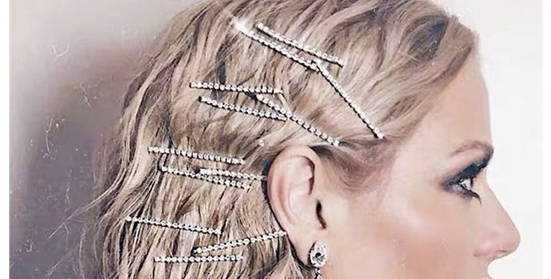 Fashion Silver Full Bangs Clip,Hairpins