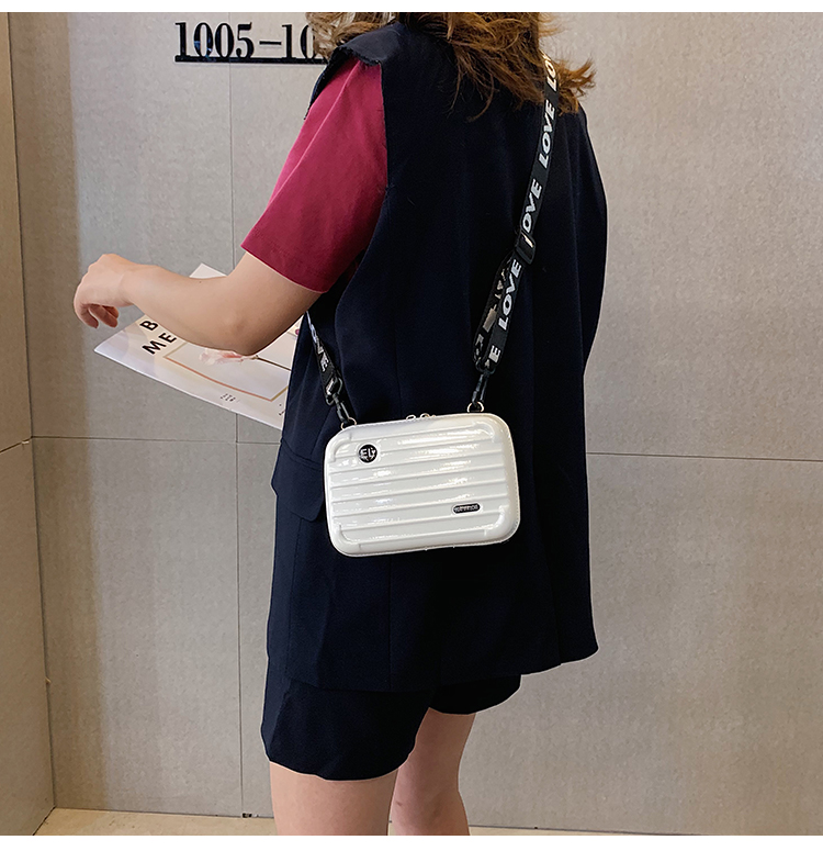 Fashion Silver Messenger Bag With Zipper,Handbags