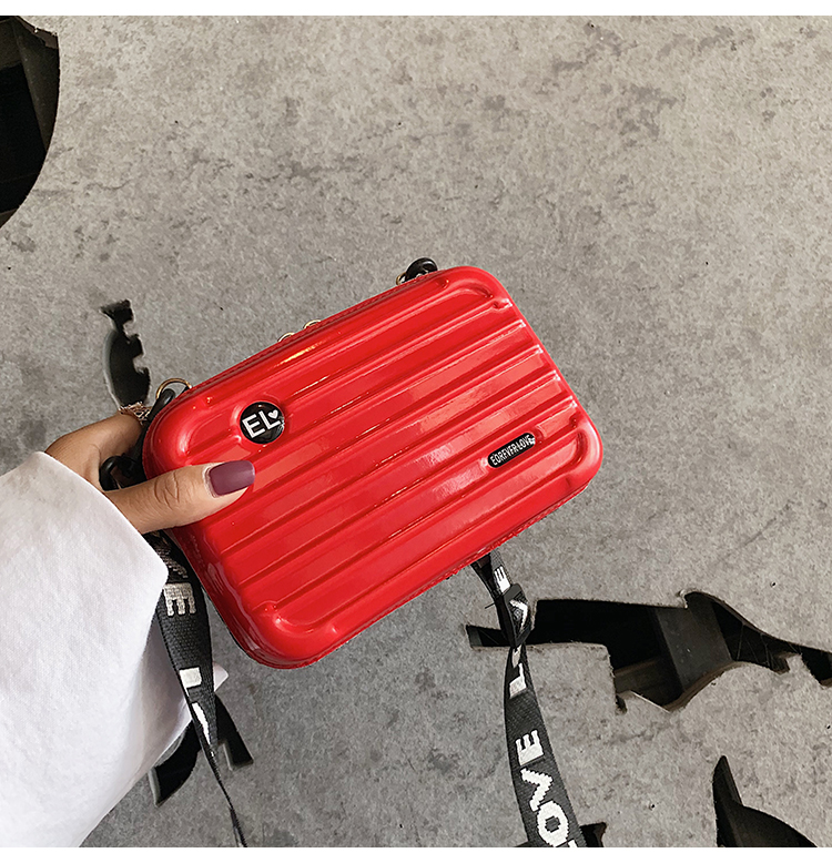 Fashion Red Messenger Bag With Zipper,Handbags