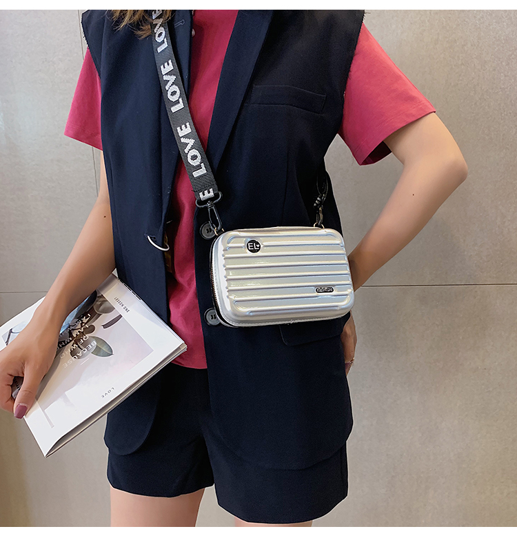 Fashion White Messenger Bag With Zipper,Handbags