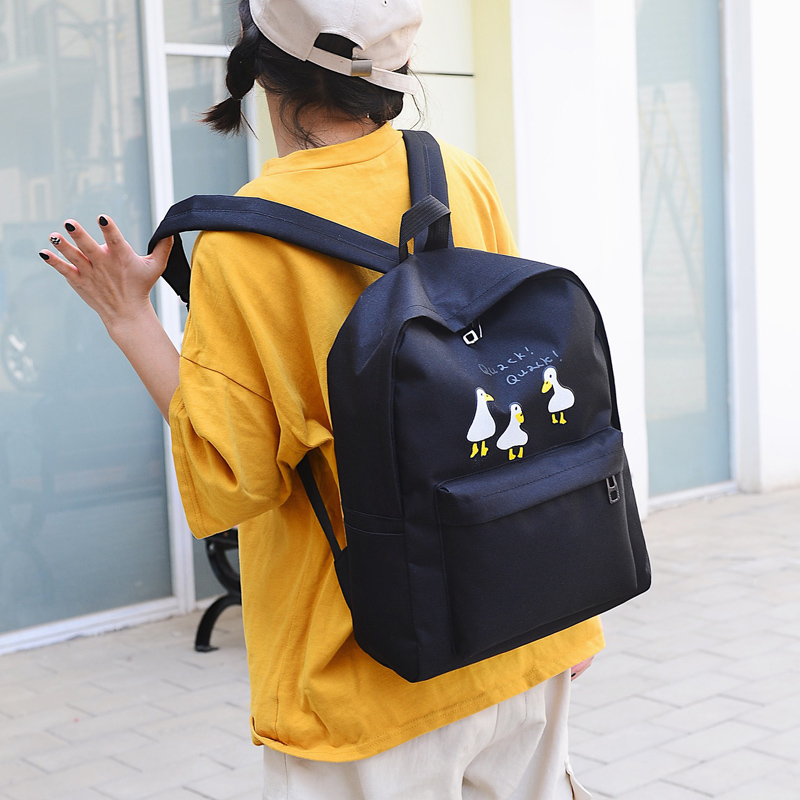 Fashion Yellow Backpack Four-piece Suit,Backpack