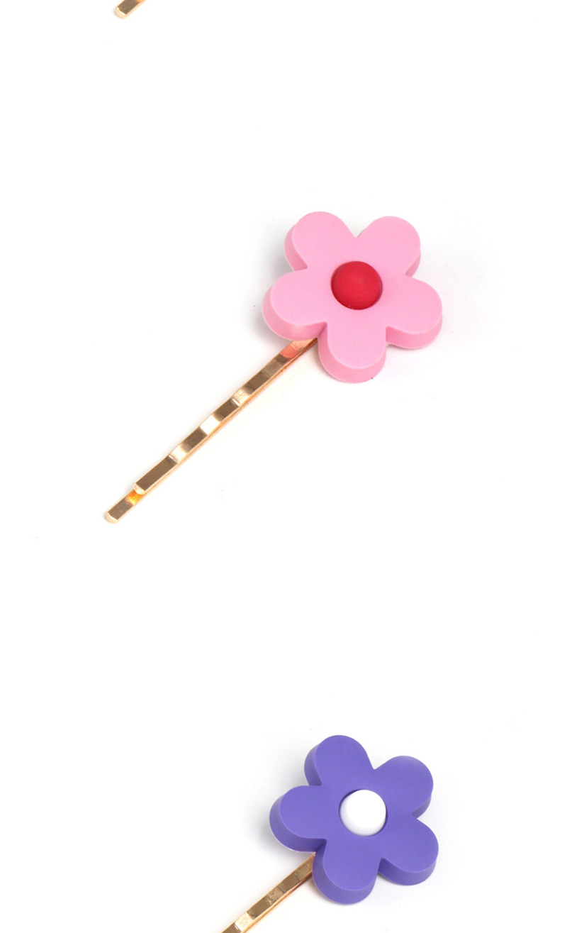 Fashion Purple Small Flower Hair Clip,Hairpins
