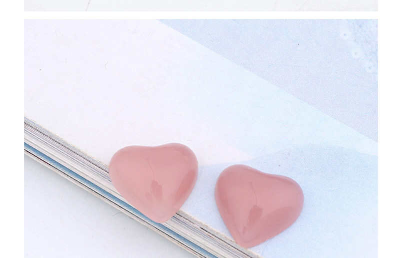 Fashion Coffee Color (one Sold) Love Resin Imitation Natural Stone Earrings,Jewelry Packaging & Displays