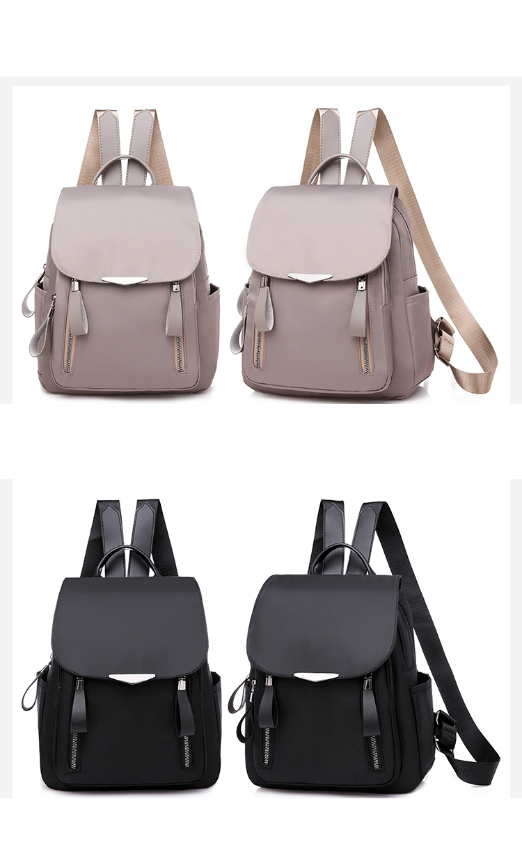 Fashion Gray Oxford Bracket Backpack,Backpack