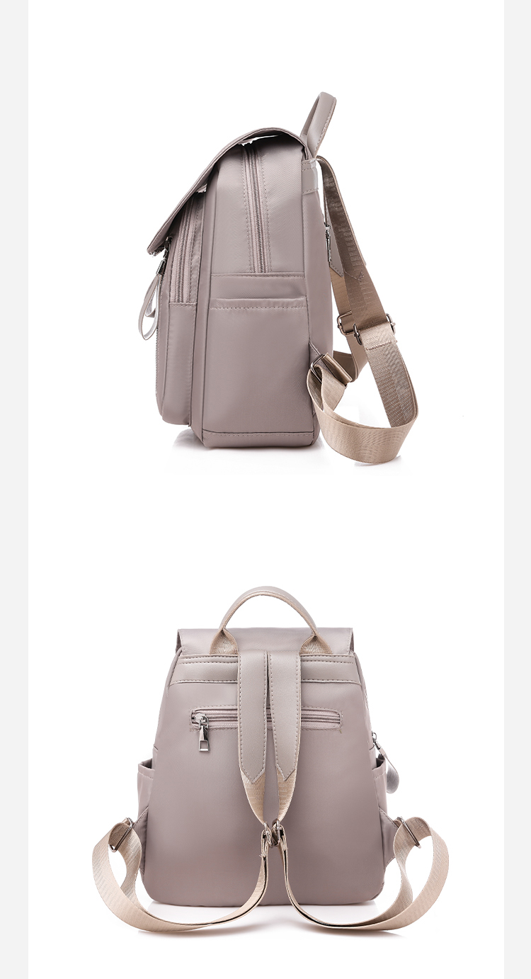 Fashion Gray Oxford Bracket Backpack,Backpack