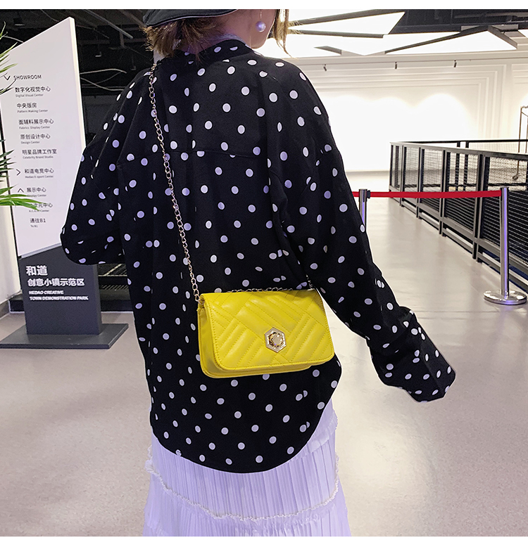 Fashion Black Embroidery Chain Chain Messenger Bag,Shoulder bags