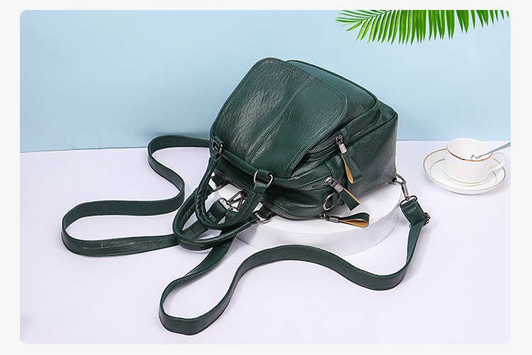 Fashion Black Multi-function Shoulder Bag,Backpack
