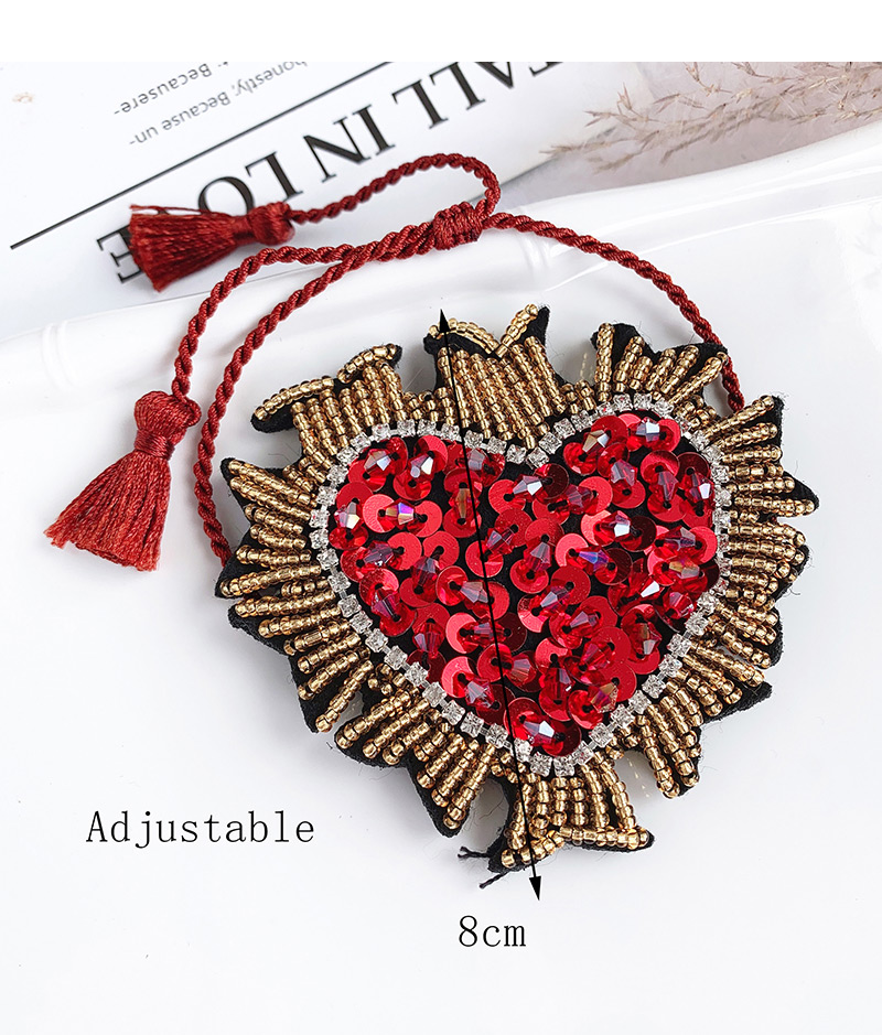 Fashion Red Sequins: Beads: Felt Cloth: Love Bracelet,Beaded Bracelet