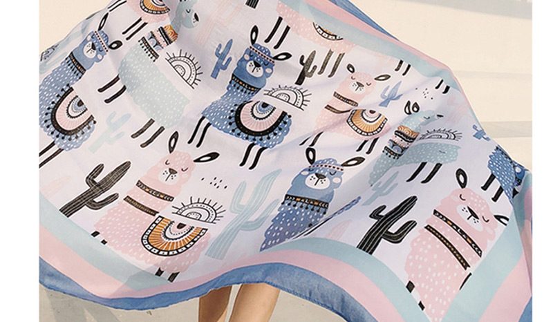 Fashion God Beast Cotton And Linen Printed Scarves,Thin Scaves