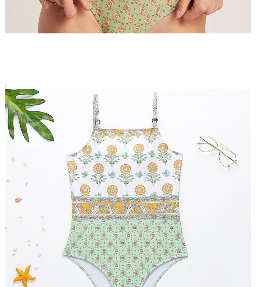 Fashion Flower One-piece Swimsuit,Bikini Sets