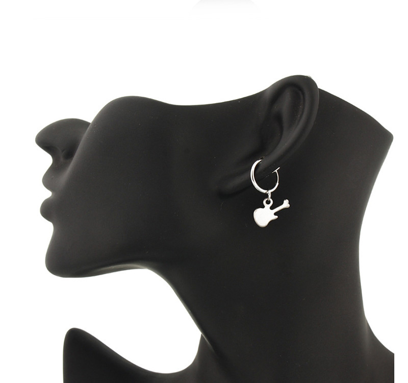 Fashion Leaf Stainless Steel Non-open Pattern Earrings,Earrings