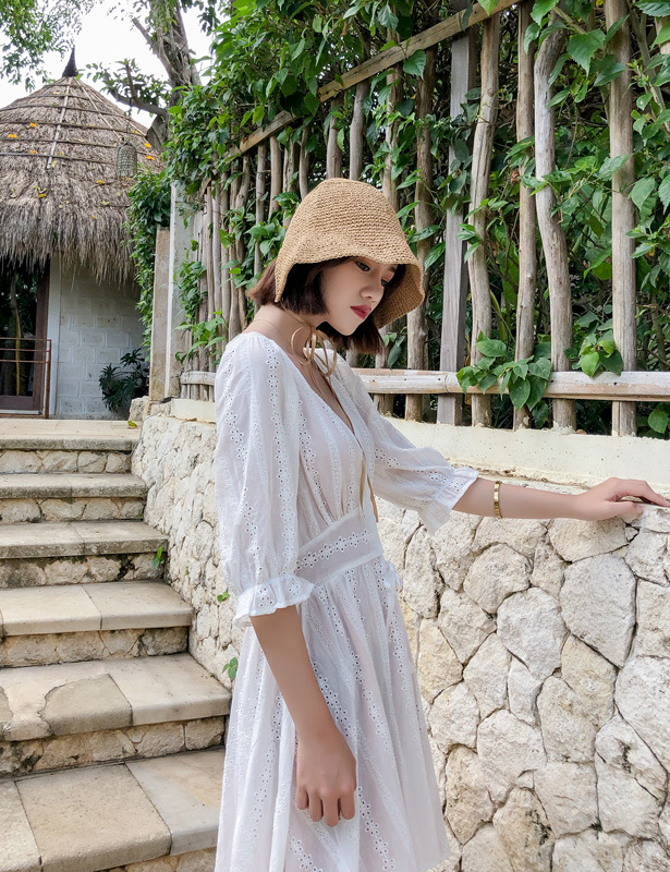 Fashion Creamy-white Foldable Sun Hat,Sun Hats