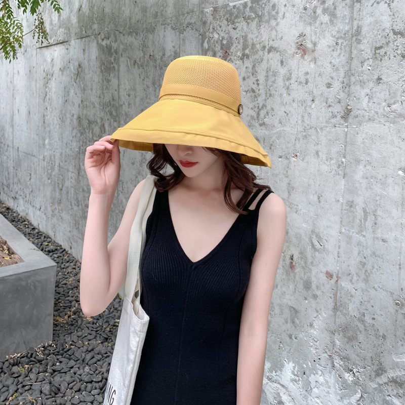 Fashion Double Black Oversized Double-sided Fisherman Hat,Sun Hats