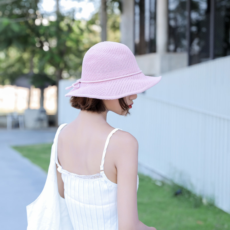Fashion Creamy-white Folding Straw Hat,Sun Hats