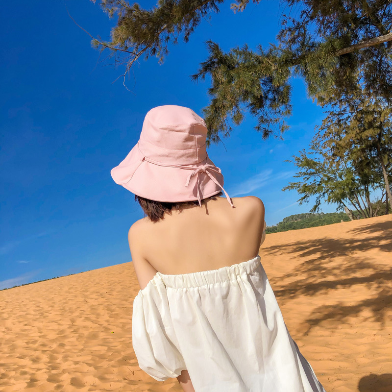 Fashion Pink Bow Sun Hat,Sun Hats