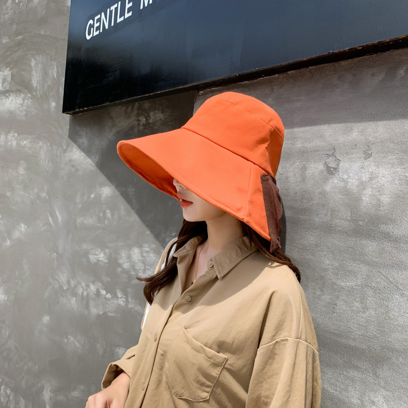 Fashion Orange Double-sided Sun Hat,Sun Hats