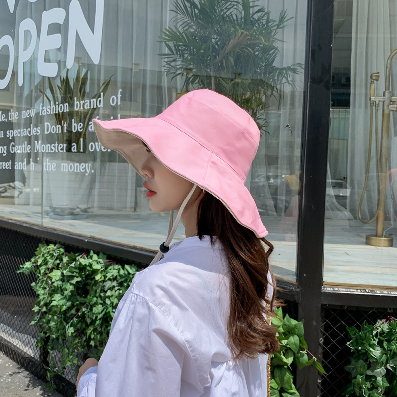 Fashion Pink Double-sided Hat Sun Hat,Sun Hats