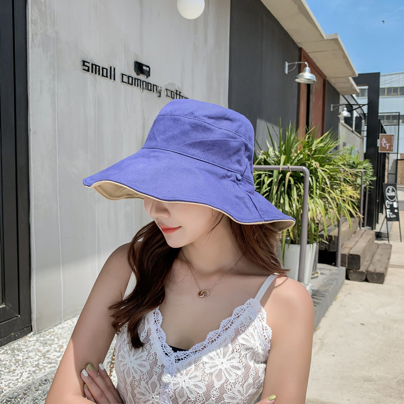 Fashion Beige Double-sided Hat Sun Hat,Sun Hats
