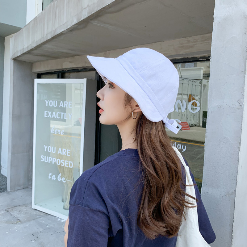 Fashion Beige Bow Cap,Sun Hats